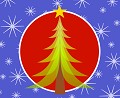 Postais de Natal estrelado ...