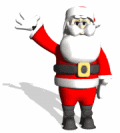 Postais de Pai Natal a dizer olá!